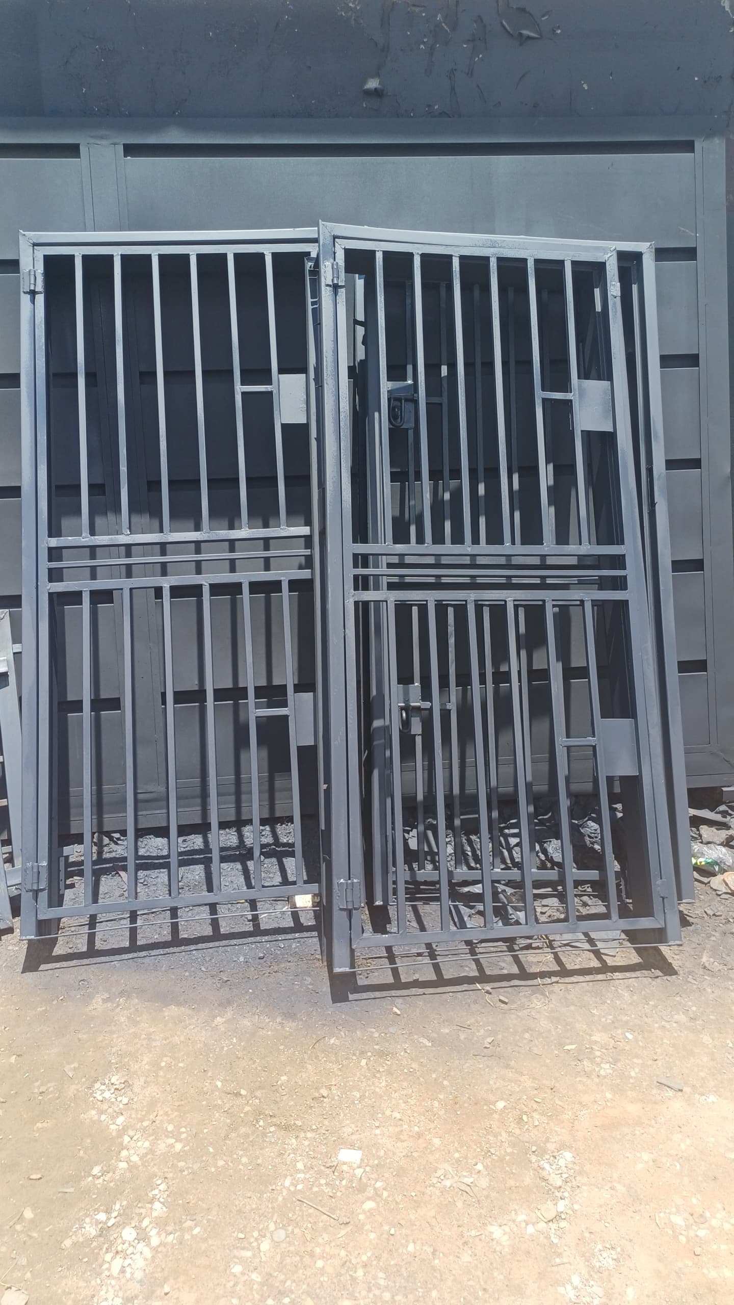 Steel door fabrication